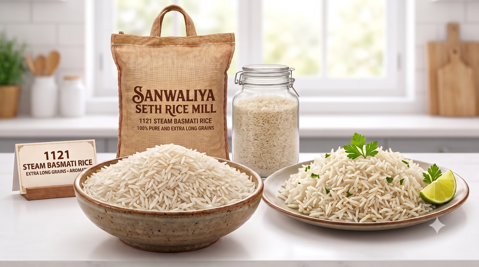 1121 Steam Basmati Rice