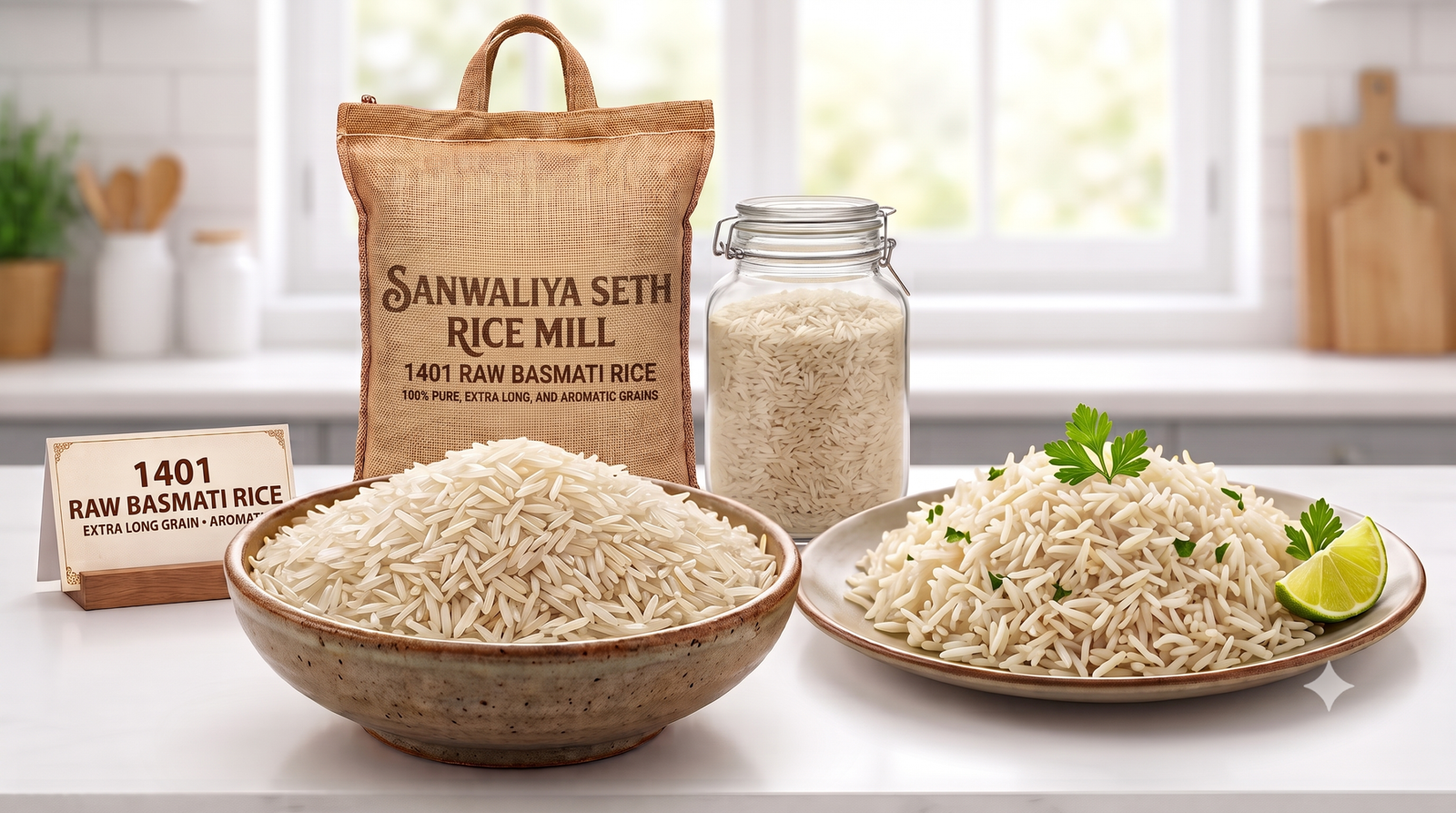 1401 Raw Basmati Rice